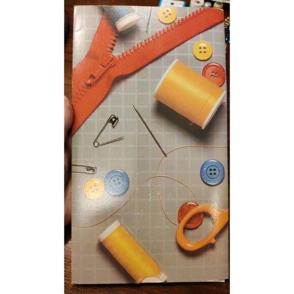 Vintage Fabric Care & Sewing Guide Pull Chart ~ 5x10" Great Shape Out Of Print - Picture 2 of 6